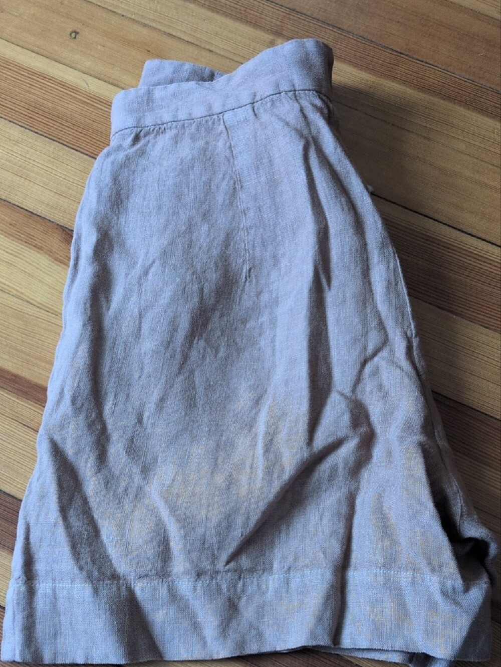 Esby 100% Linen Shorts size 4 - Picture 3 of 3